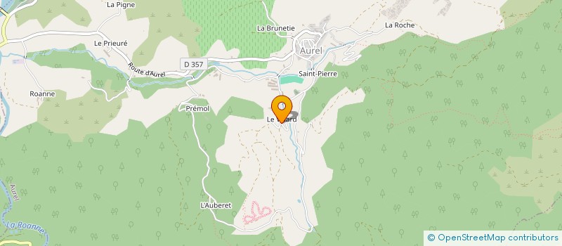 localisation de l'entreprise SCI DU FOSSE  SAILLANS