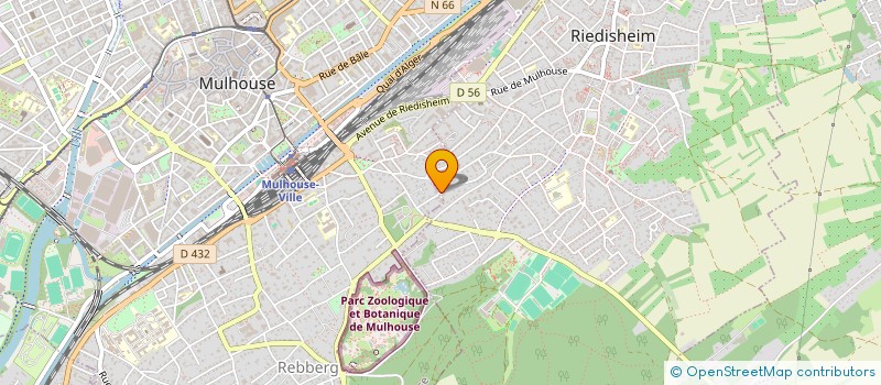 localisation de l'entreprise SCI DU FOSSE DE DORNACH  RIEDISHEIM