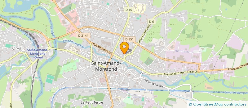 localisation de l'entreprise SCI DU FOUDRE  BRUERE-ALLICHAMPS