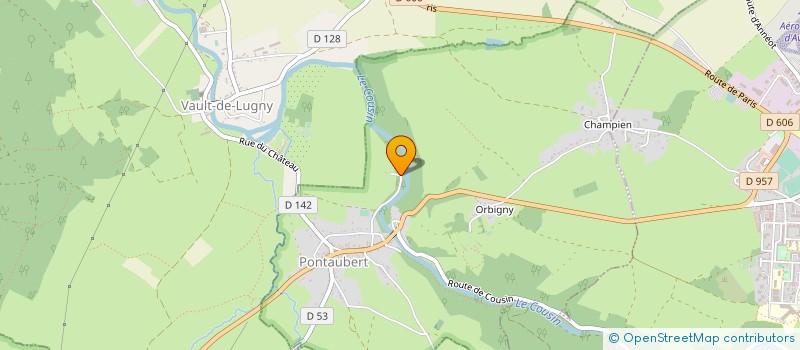 localisation de l'entreprise SCI DU FOULON  PONTAUBERT