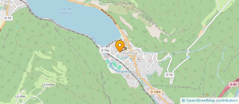 localisation de l'entreprise SCI DU FOULON à NANTUA