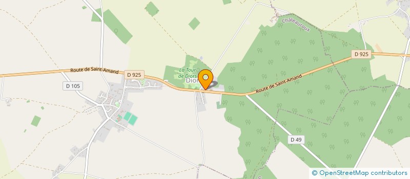 localisation de l'entreprise SCI DU FOULON à DIORS