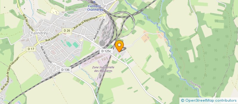 localisation de l'entreprise SCI DU FOULTOT à CHALINDREY
