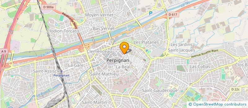 localisation de l'entreprise SCI DU FOUR à PERPIGNAN