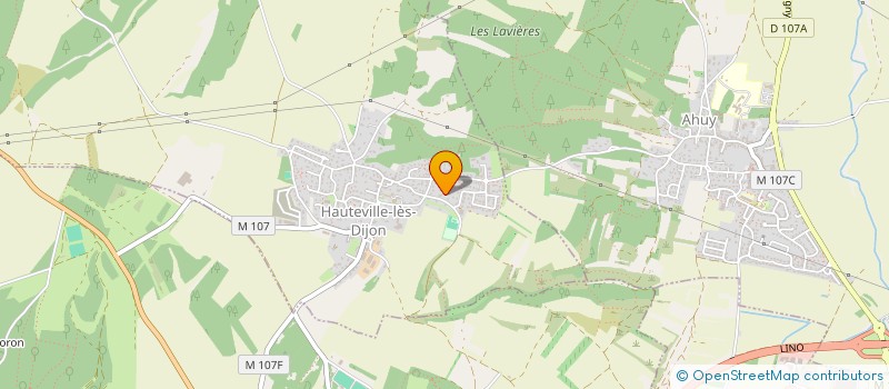 localisation de l'entreprise SCI DU FOUR  HAUTEVILLE-LES-DIJON