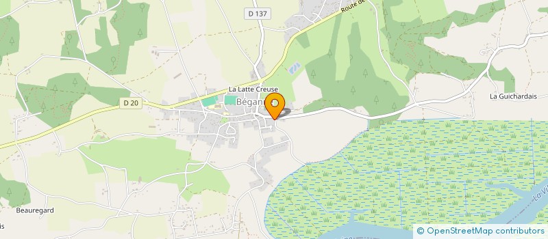 localisation de l'entreprise SCI DU FOUR  BEGANNE