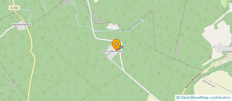 localisation de l'entreprise SCI DU FOUR  MORIENVAL