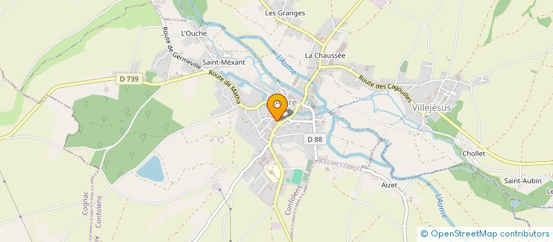 localisation de l'entreprise SCI DU FOUR A BOIS  AIGRE