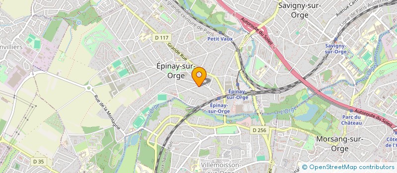 localisation de l'entreprise SCI DU FOUR A CHAUX  EPINAY-SUR-ORGE