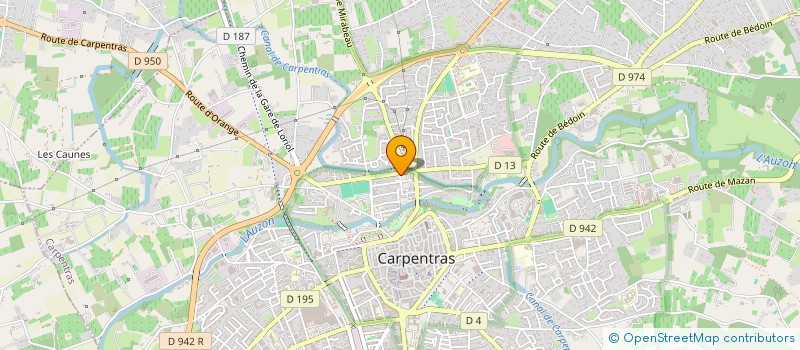 localisation de l'entreprise SCI DU FOUR A CHAUX  CARPENTRAS