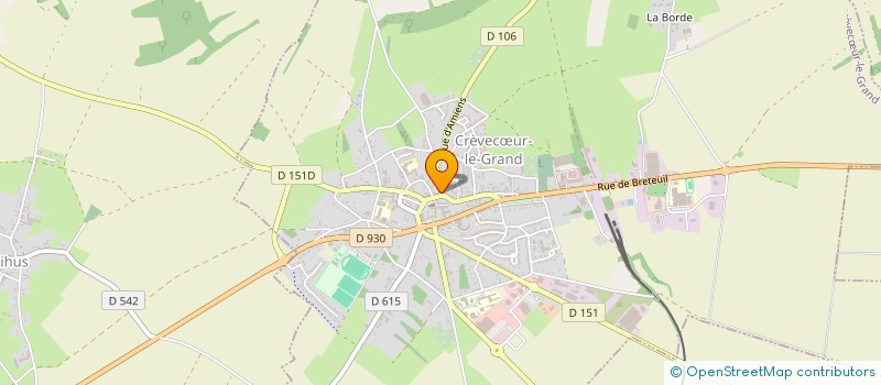 localisation de l'entreprise SCI DU FOUR A PAIN  AUCHY-LA-MONTAGNE