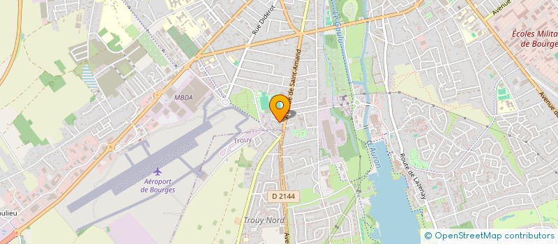 localisation de l'entreprise SCI DU FOUR CHAUD  BOURGES