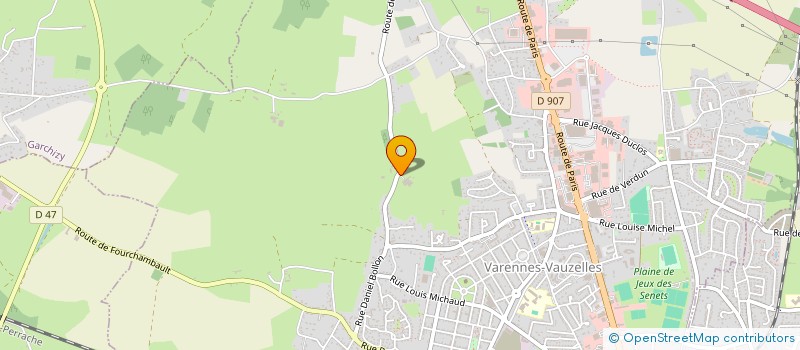 localisation de l'entreprise SCI DU FOUR DE VAUX  VARENNES-VAUZELLES