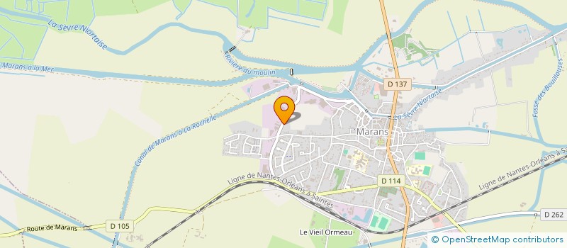 localisation de l'entreprise SCI DU FOUR ET DU MOULIN  MARANS