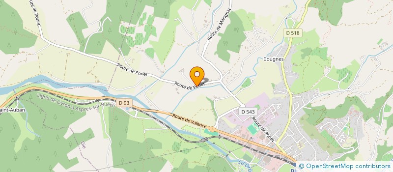 localisation de l'entreprise SCI DU FOURNAT  PONET-ET-SAINT-AUBAN