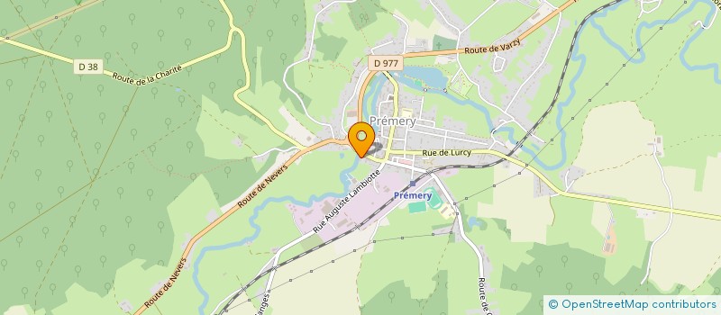 localisation de l'entreprise SCI DU FOURNEAU  PREMERY