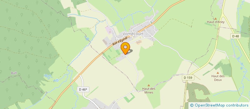 localisation de l'entreprise SCI DU FOURNEAU  VOMECOURT