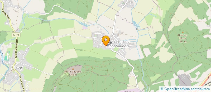 localisation de l'entreprise SCI DU FOURNEAU  ECHENANS-SOUS-MONT-VAUDOIS