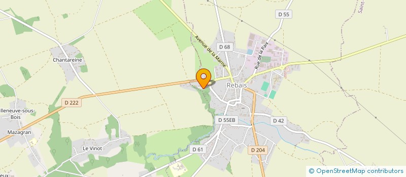 localisation de l'entreprise SCI DU FOURNIL  HONDEVILLIERS