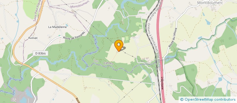 localisation de l'entreprise SCI DU FOURNIL  BELFORT DU QUERCY