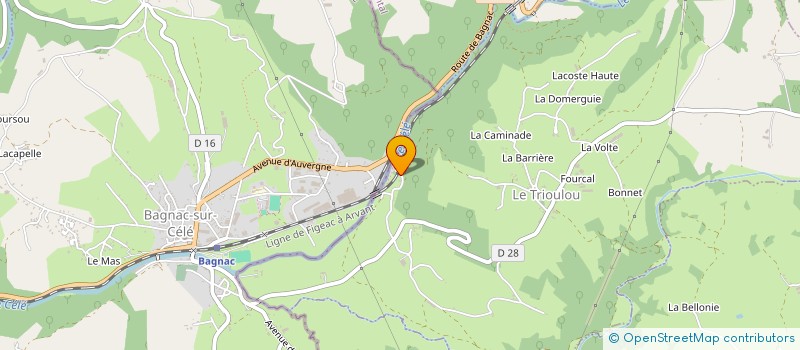 localisation de l'entreprise SCI DU FOURNIL à LE TRIOULOU