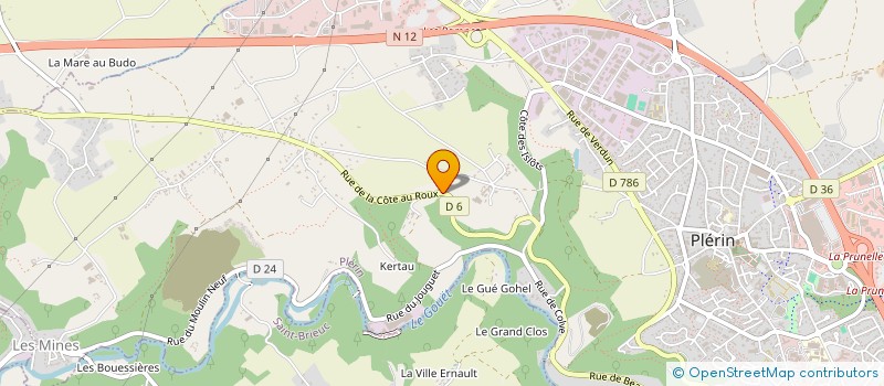 localisation de l'entreprise SCI DU FOURNIL  PLERIN