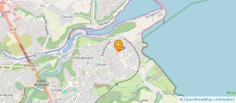 localisation de l'entreprise SCI DU FOURNIL DE LA CHESNELAIS à SAINT-BRIEUC