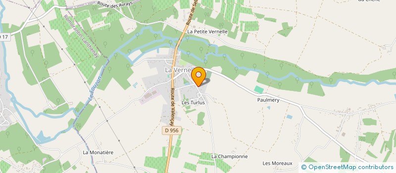 localisation de l'entreprise SCI DU FOUZON à LA VERNELLE
