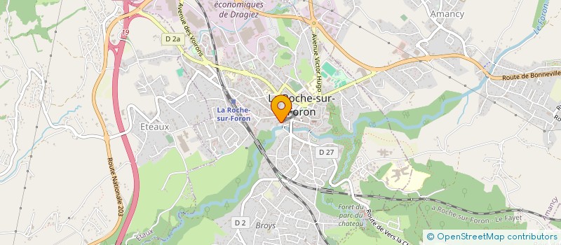 localisation de l'entreprise SCI DU FOX  LA ROCHE-SUR-FORON