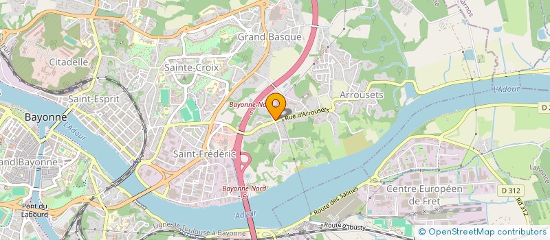 localisation de l'entreprise SCI DU FOYER MILITAIRE à BAYONNE