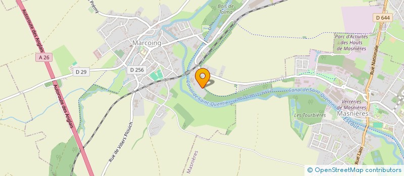 localisation de l'entreprise SCI DU FRAIS MARAIS  MARCOING