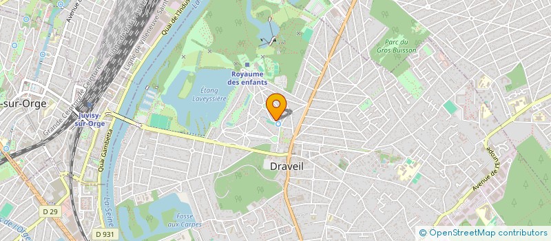localisation de l'entreprise SCI DU FRAIS RUISSEAU à DRAVEIL