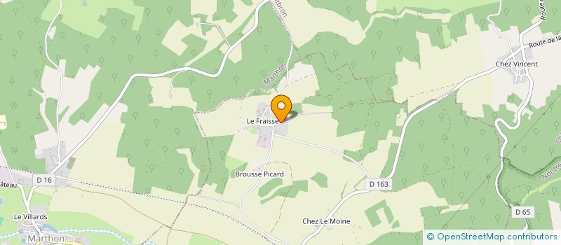 localisation de l'entreprise SCI DU FRAISSE DELAGE-BORIE  FEUILLADE