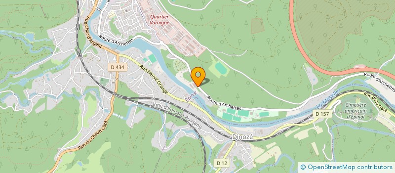 localisation de l'entreprise SCI DU FRAMONT à EPINAL