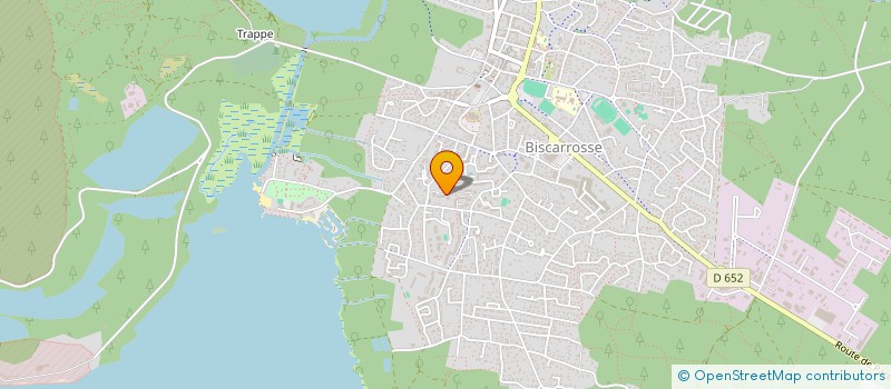 localisation de l'entreprise SCI DU FRANGIPANIER  BISCARROSSE