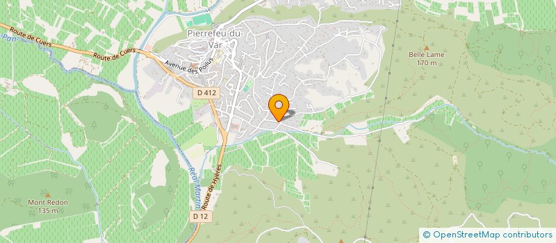 localisation de l'entreprise SCI DU FREJAU  PIERREFEU-DU-VAR