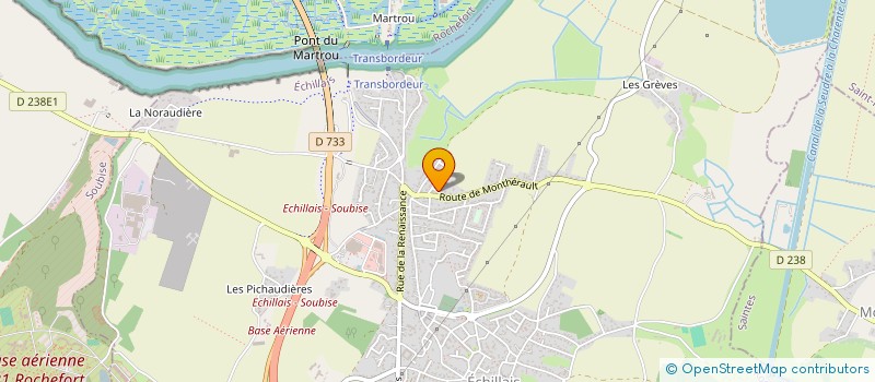 localisation de l'entreprise SCI DU FRELIN  ECHILLAIS