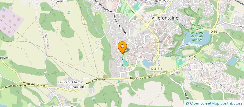 localisation de l'entreprise SCI DU FRENAIE  VILLEFONTAINE