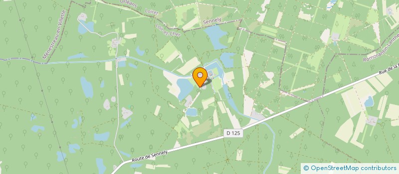 localisation de l'entreprise SCI DU FRENE  VOUZON