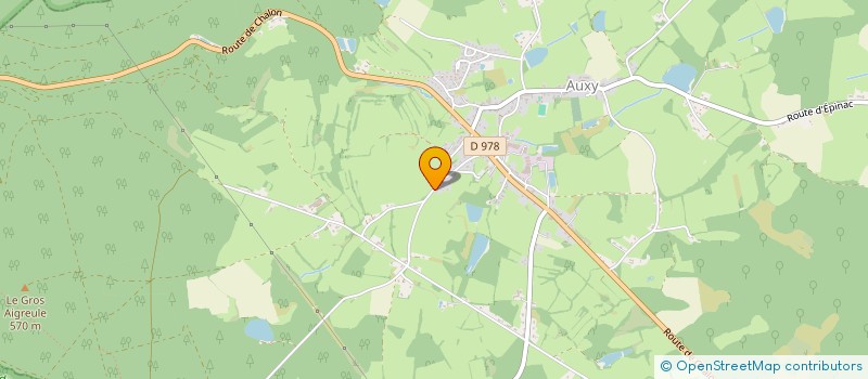 localisation de l'entreprise SCI DU FRENE  AUXY