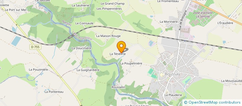 localisation de l'entreprise SCI DU FRENE  BOUSSAY