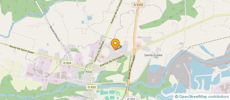 localisation de l'entreprise SCI DU FRERE à SAINT-SEVER