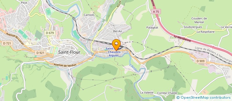 localisation de l'entreprise SCI DU FROMENTAL à SAINT-FLOUR