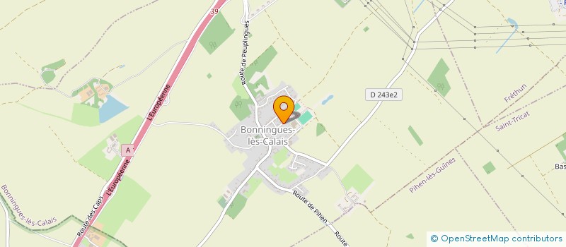 localisation de l'entreprise SCI DU FRONT DE MER  BONNINGUES-LES-CALAIS