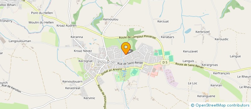 localisation de l'entreprise SCI DU FROUTVEN  PLOUARZEL