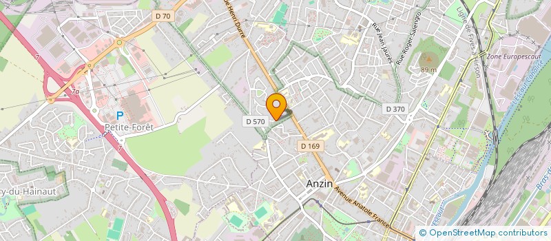 localisation de l'entreprise SCI DU FRUITIER  RAISMES