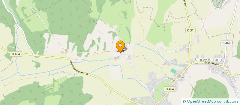 localisation de l'entreprise SCI DU FUME  SANCEY
