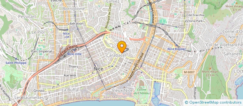 localisation de l'entreprise SCI DU FUNICULAIRE à NICE