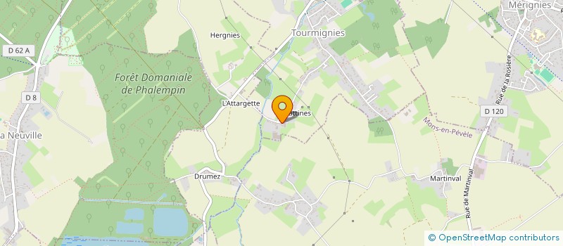 localisation de l'entreprise SCI DU FUNQUEREAU  TOURMIGNIES