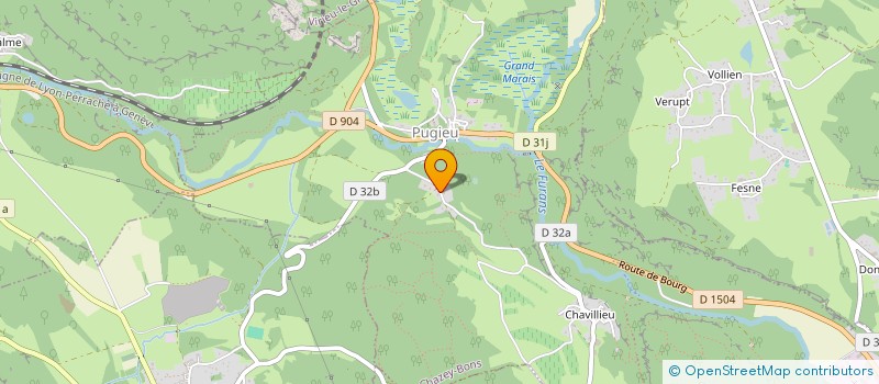 localisation de l'entreprise SCI DU FURAN à CHAZEY-BONS